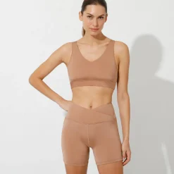 Sportshort voor gelifte bips in microvezel