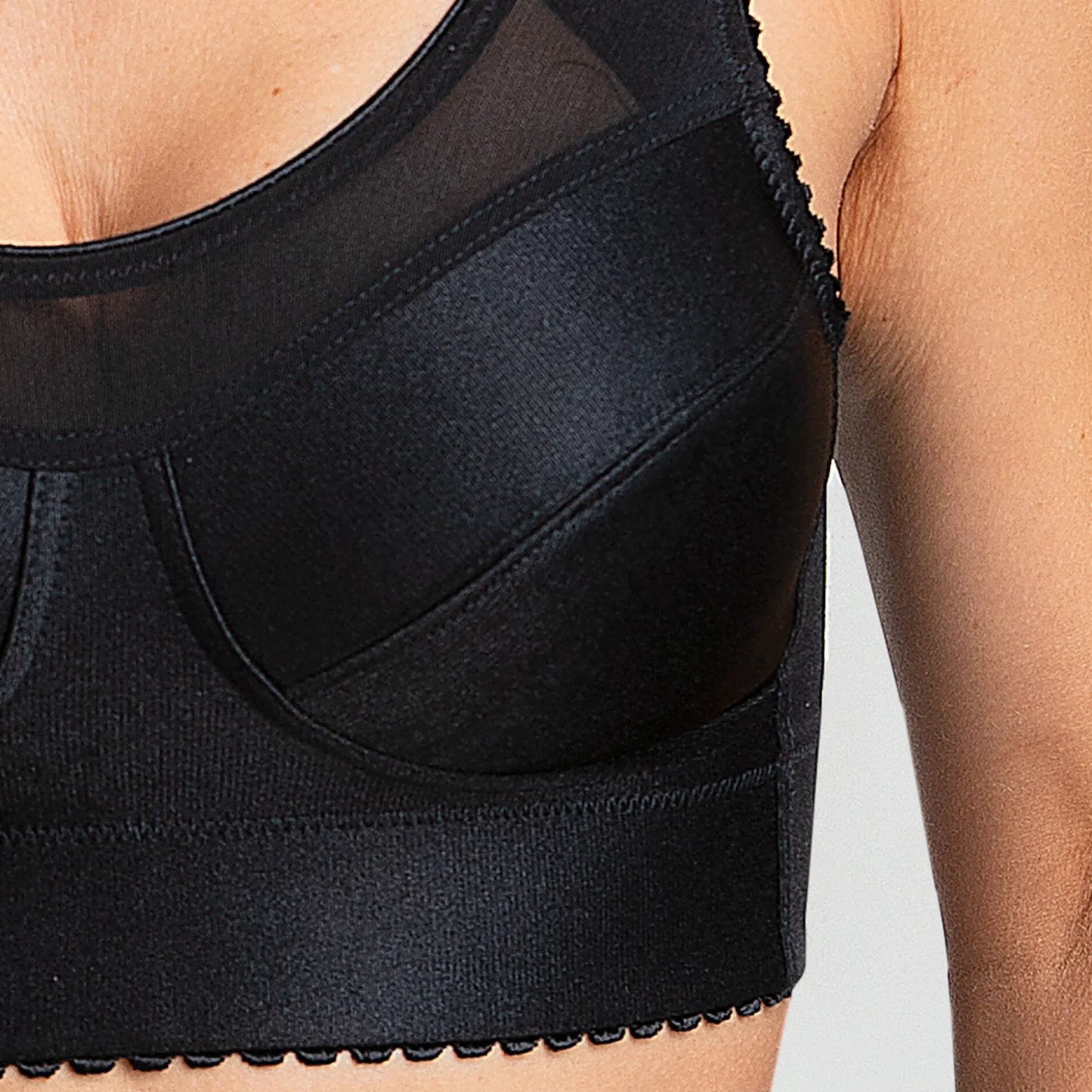 Steungevende beha met soepele cups Cotton Simplex - zonder beugels