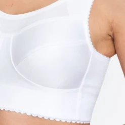 Steungevende beha met soepele cups Cotton Simplex - zonder beugels