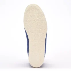 Stille pantoffels in velours met wolvoering
