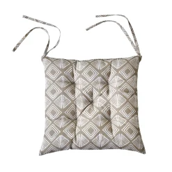 Stoelkussentje, geometrische print - set van 2