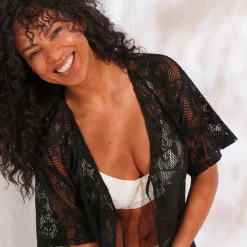 Strandkimono in macramé