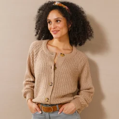 Streelzacht vest in patenttricot