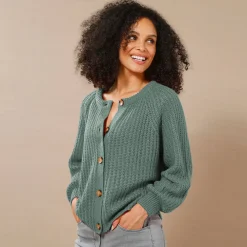 Streelzacht vest in patenttricot