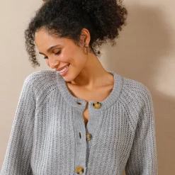 Streelzacht vest in patenttricot