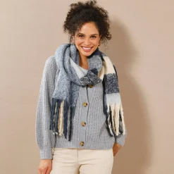 Streelzacht vest in patenttricot