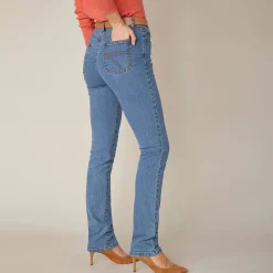 Stretchjeans in recht model - kleine lengte