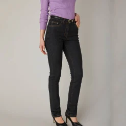 Stretchjeans in recht model - kleine lengte