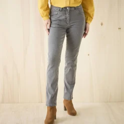 Stretchjeans in recht model - kleine lengte