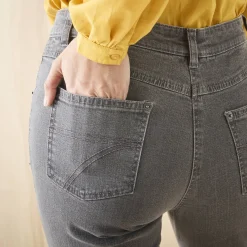 Stretchjeans in recht model - kleine lengte