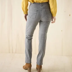 Stretchjeans in recht model - kleine lengte
