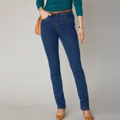Stretchjeans in recht model - kleine lengte