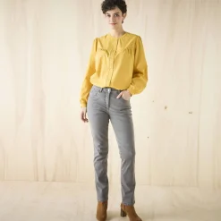 Stretchjeans in recht model - gemiddelde lengte