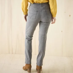 Stretchjeans in recht model - gemiddelde lengte