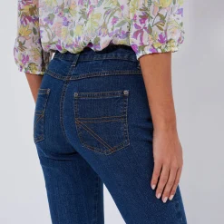 Stretchjeans in recht model - gemiddelde lengte