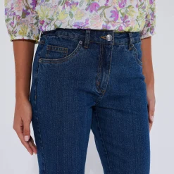 Stretchjeans in recht model - gemiddelde lengte