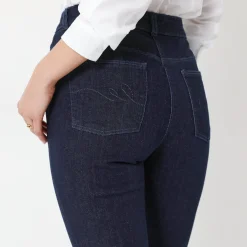 Stretchjeans met recht model