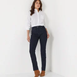 Stretchjeans met recht model