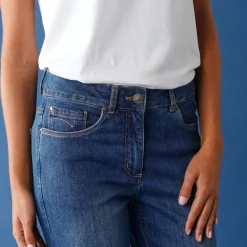 Stretchjeans met recht model