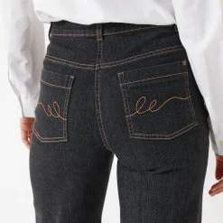 Stretchjeans met ruim model, kleine lengte
