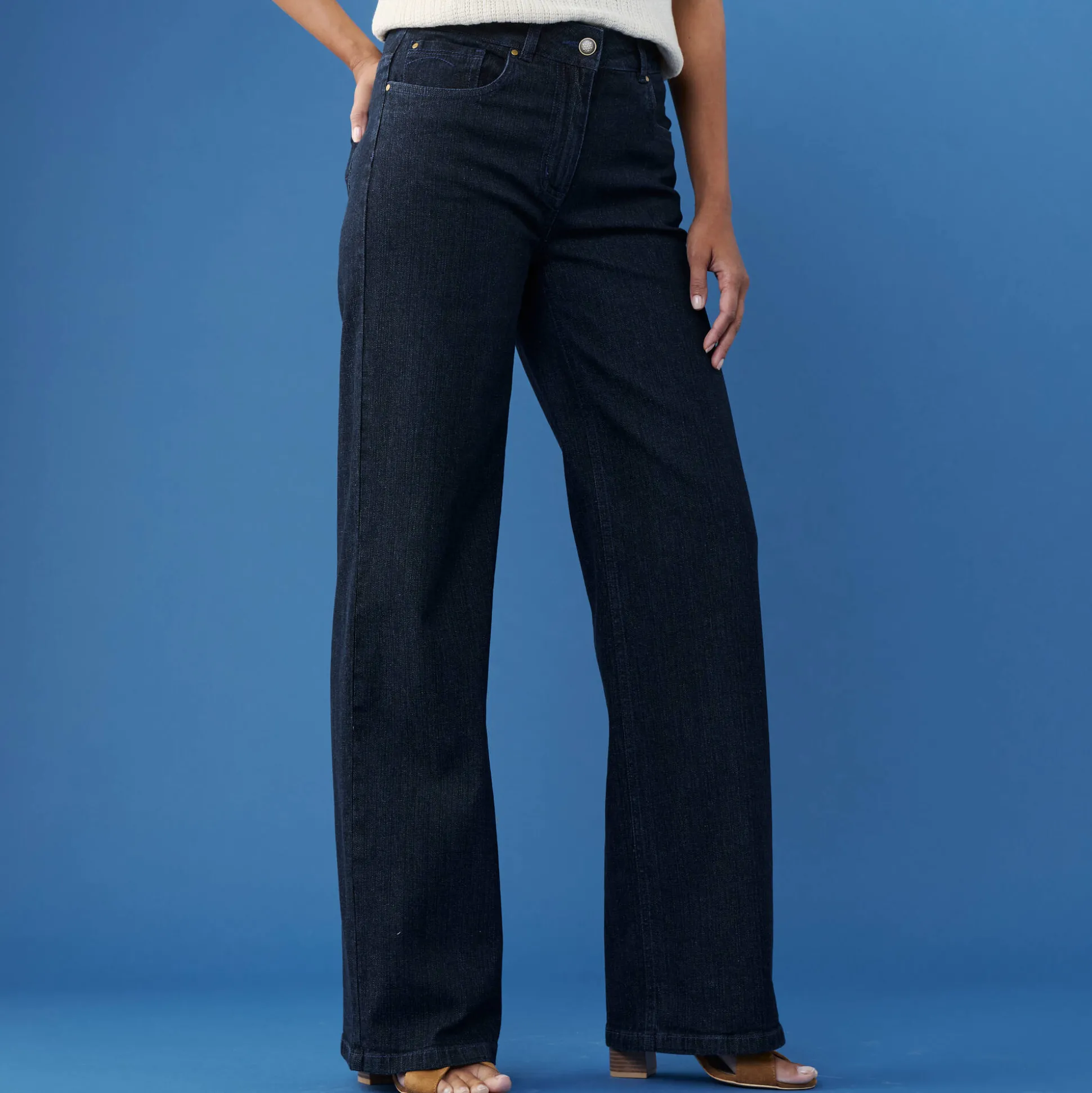 Stretchjeans met ruim model, grote lengte
