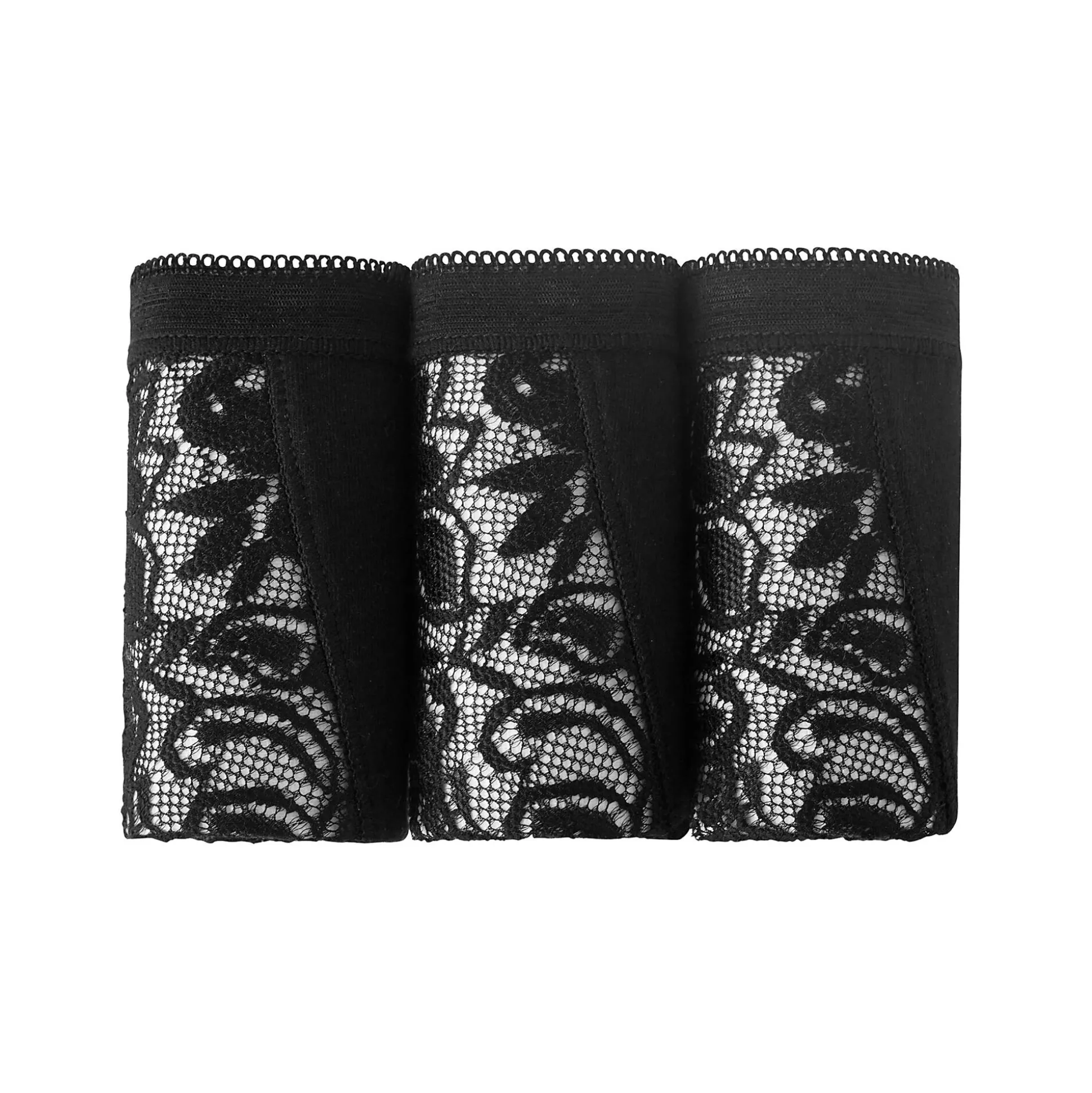 Supermaxislip met kant - set van 3