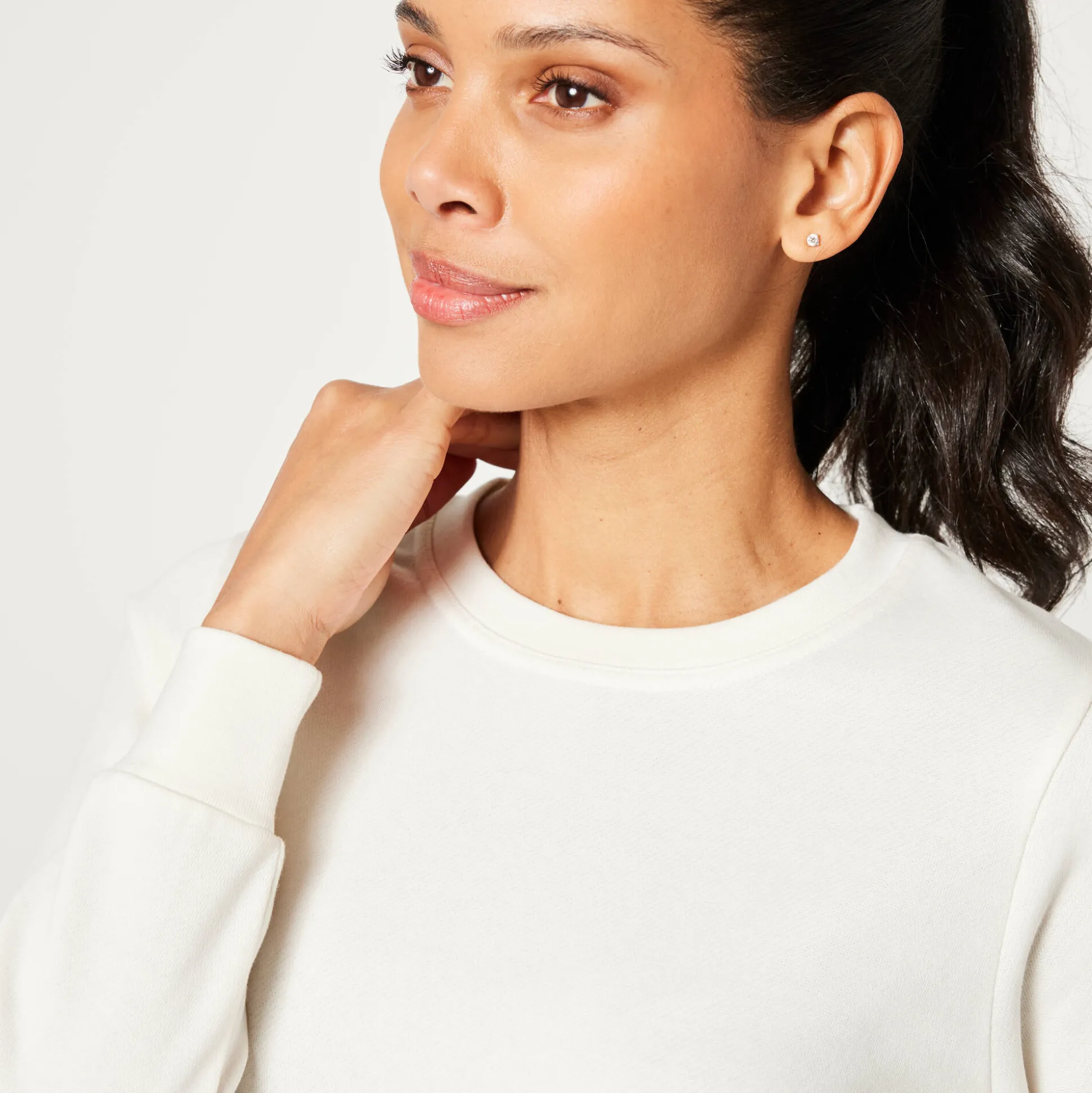 Sweater in molton