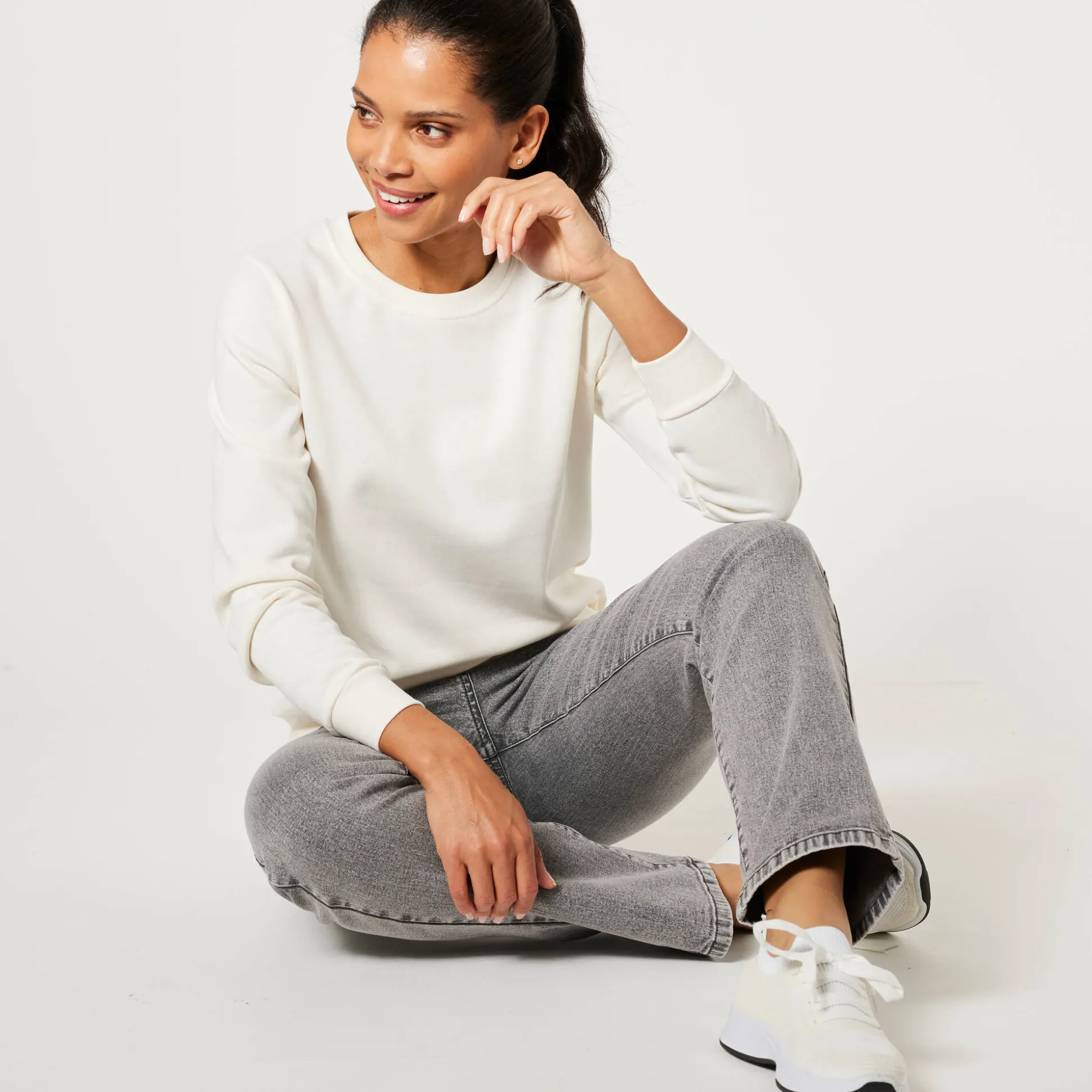 Sweater in molton
