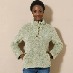 Sweater in pluchetricot