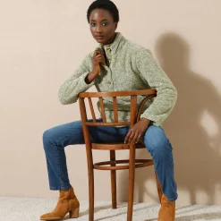 Sweater in pluchetricot