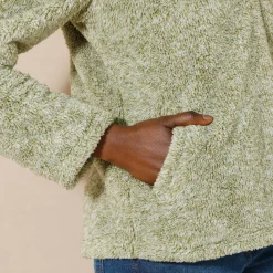 Sweater in pluchetricot