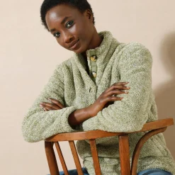 Sweater in pluchetricot