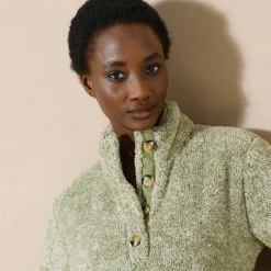 Sweater in pluchetricot