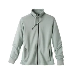 Sweater met rits, opstaande kraag