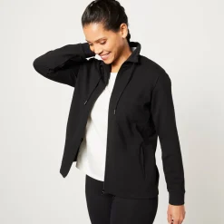 Sweater met rits, opstaande kraag