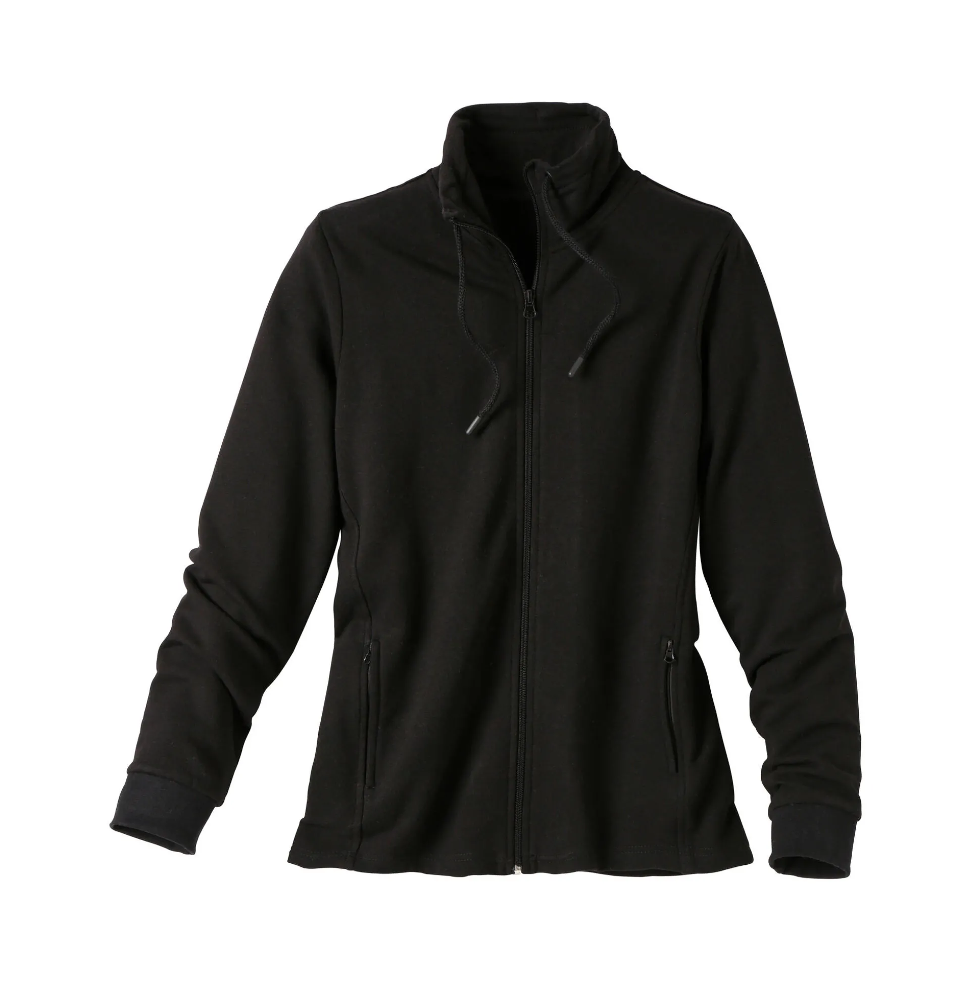 Sweater met rits, opstaande kraag