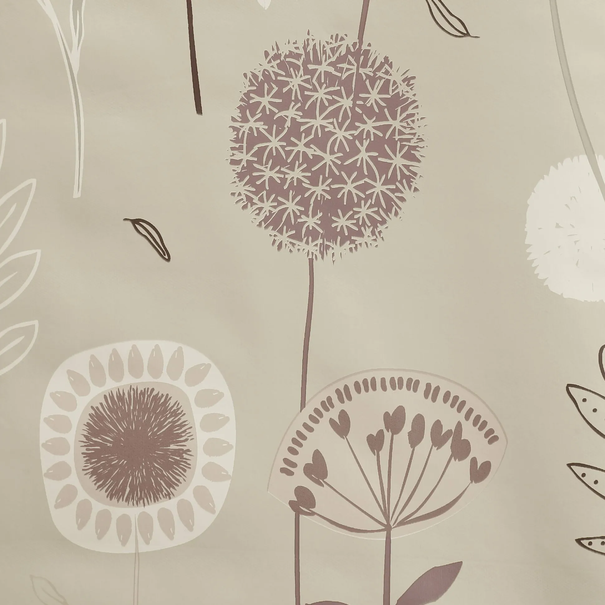 Tafellaken in toile cirée met paardenbloemmotief