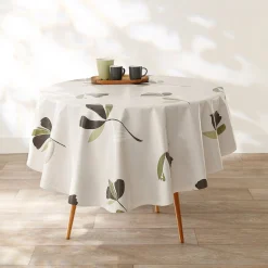 Tafellaken in toile cirée, bloemenprint