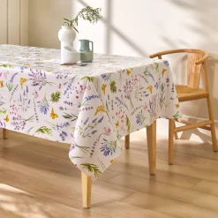 Tafellaken in toile cirée, landelijke print
