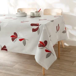 Tafellaken in toile cirée, bloemenprint