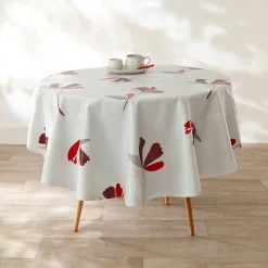 Tafellaken in toile cirée, bloemenprint