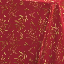 Tafellaken met metallic natuurlijk motief