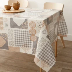 Tafelzeil met chaletmotief