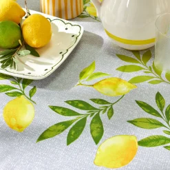 Tafelzeil met citroenenprint