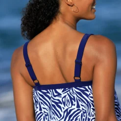 Tankinitopje met zebraprint