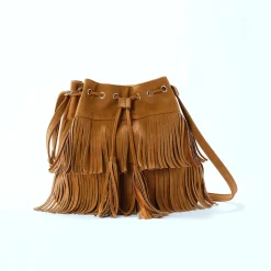 Tas in emmermodel, met franjes
