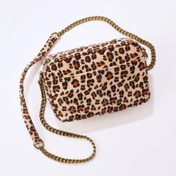 Tas met ketting, luipaardprint