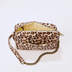 Tas met ketting, luipaardprint