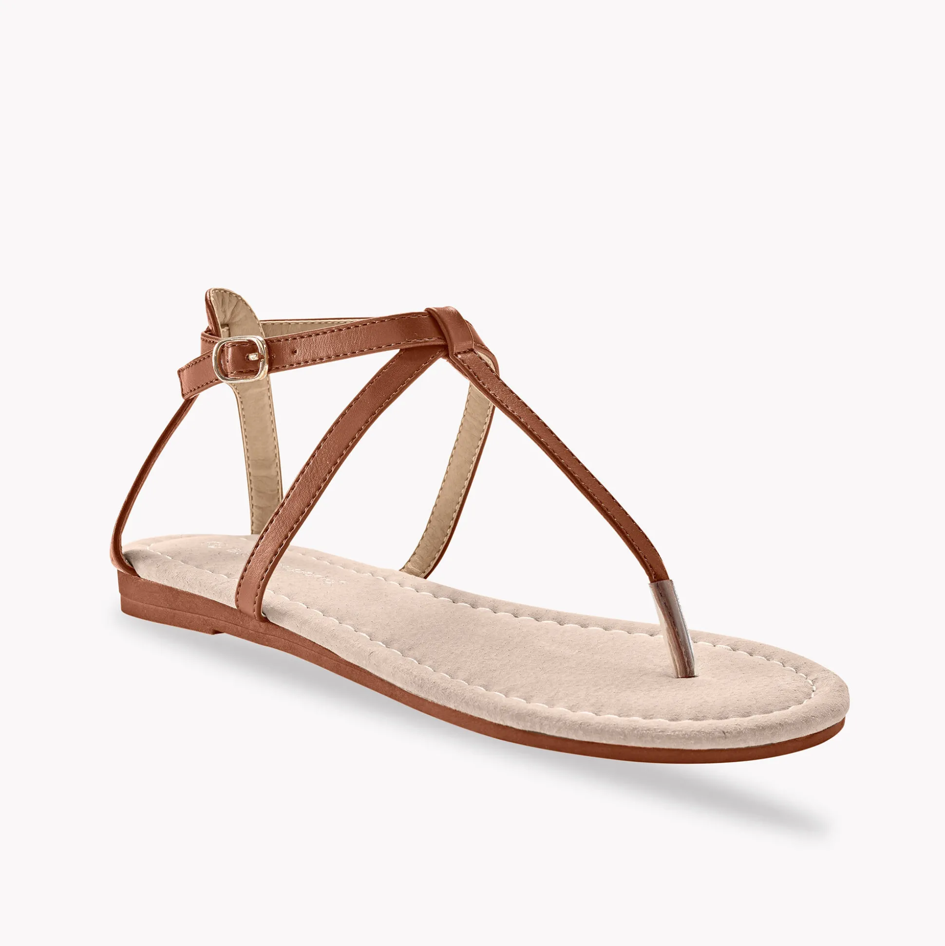 Teensandalen - bruin
