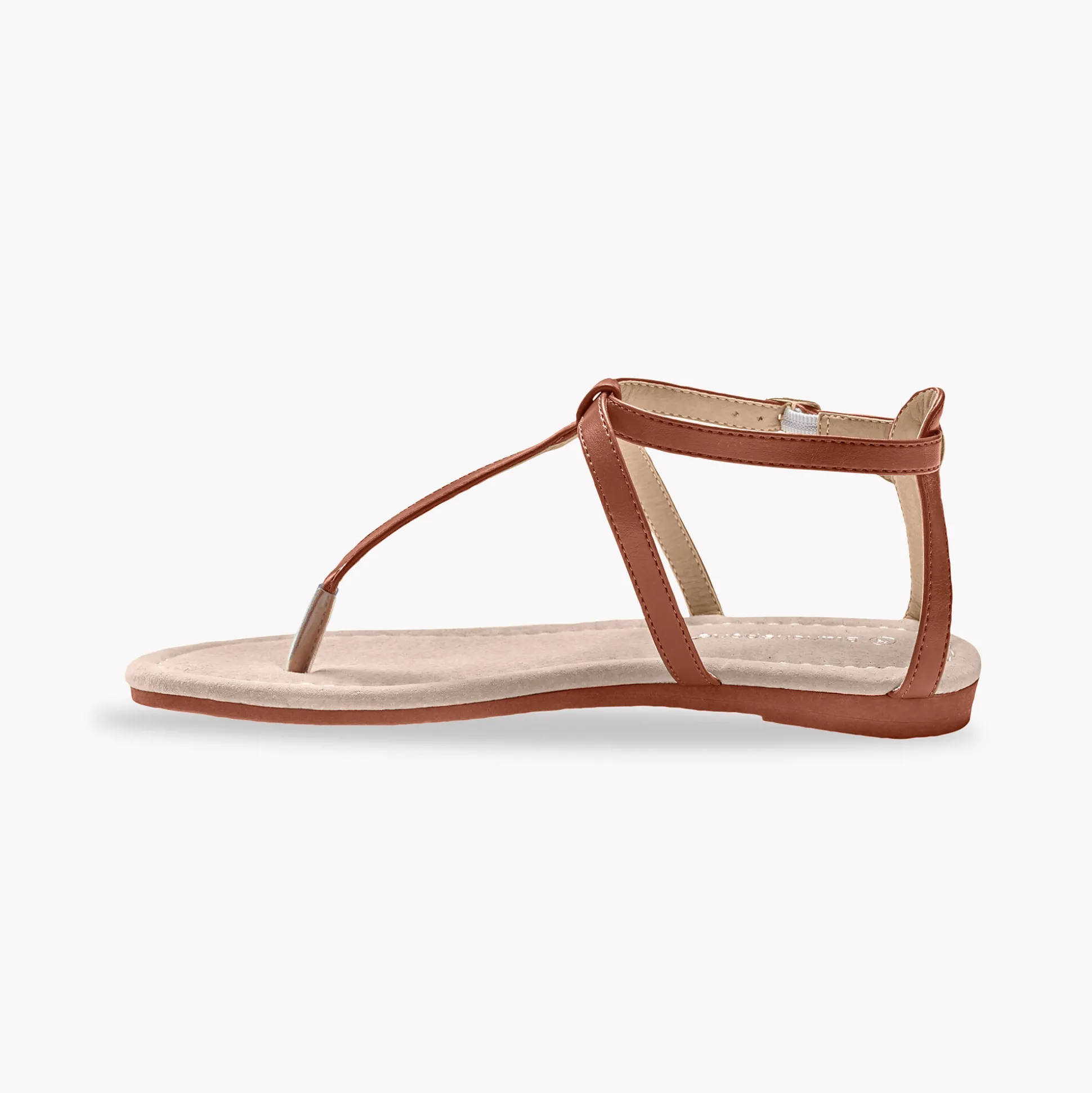 Teensandalen - bruin